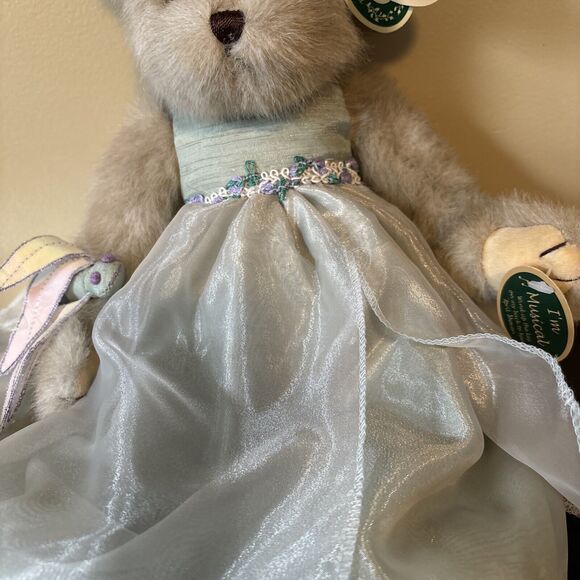 RARE The Bearington Bear Felicia and Flutterwings #1615 Wind UP Musical BearNWT - Picture 7 of 16